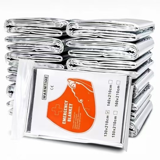 Emergency Mylar Tent - بطانية حرارية طوارئ من مايلار، بطانية