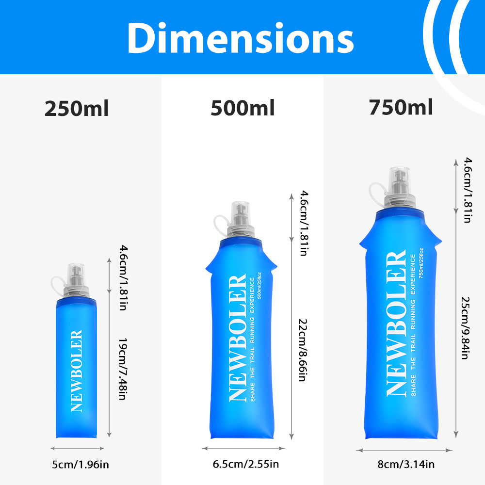 750 مللي زجاجة ماء بولي يوريثا - مراجعة Water Bag Collapsible وسعره