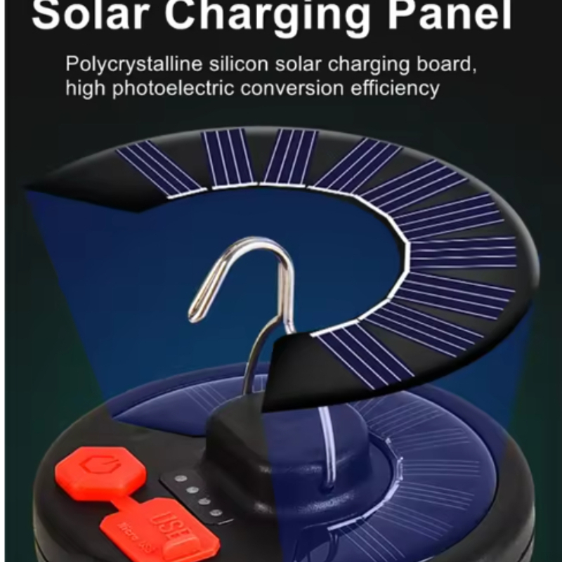 فانوس تخييم LED عالي الطاقة يع - مراجعة Solar Emergency Charger وسعره
