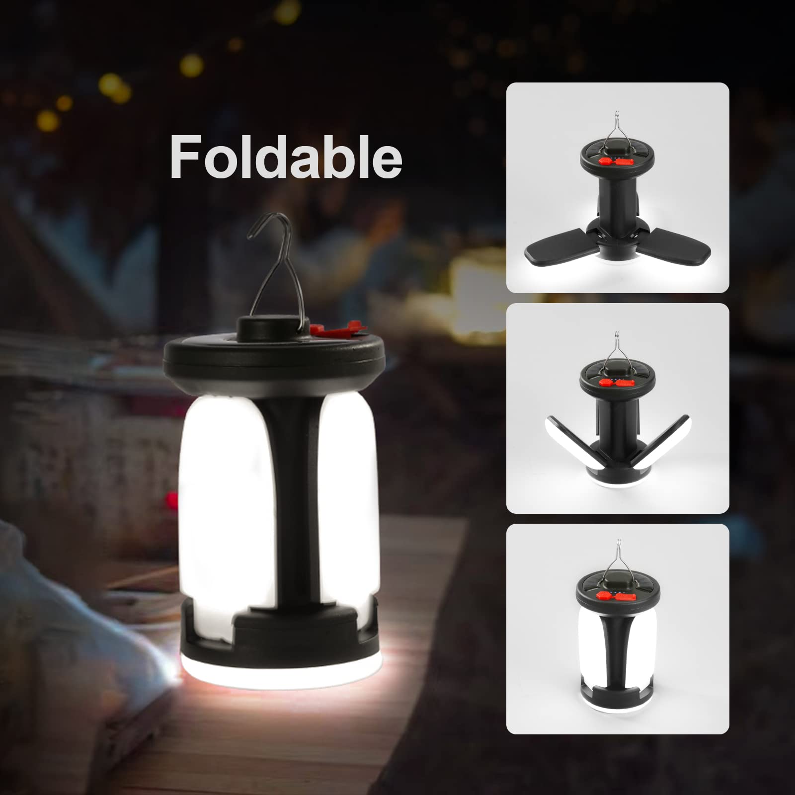 فانوس تخييم LED عالي الطاقة يع - مراجعة Solar Emergency Charger وسعره
