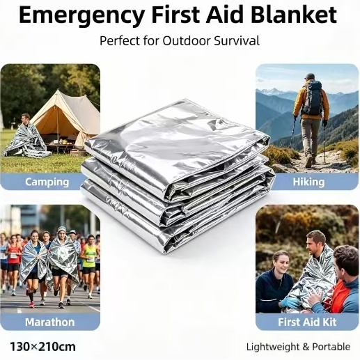بطانية حرارية طوارئ من مايلار، - مراجعة Emergency Mylar Tent وسعره